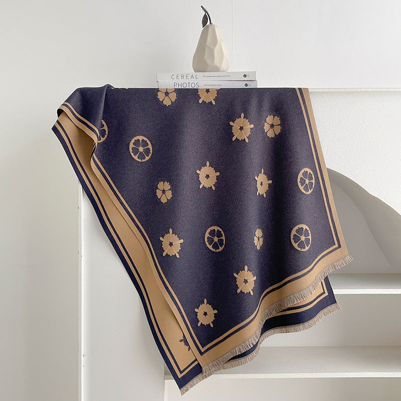 Jacquard Shawl Scarf - DippedShop Wholesale - #0835