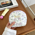 Colorful Polka Dots Quilted Shell Makeup Bag MK2BW6S10BOB123