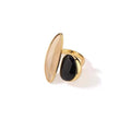 French Style Irregular Crystal Open Adjustable Ring 8ZA6JRG155L