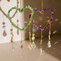 Crystal Heart Suncatcher - DippedShop Wholesale - #9011