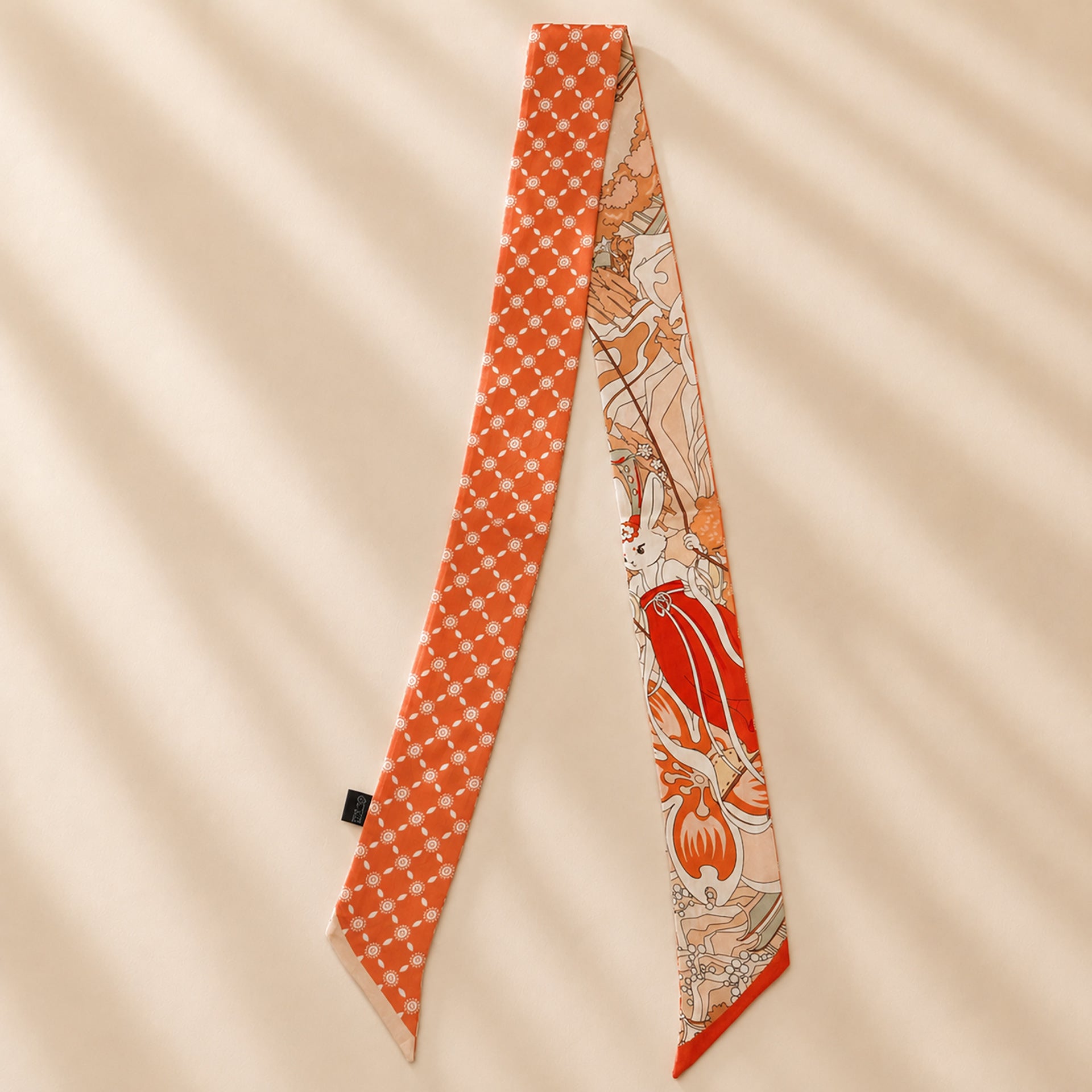 Cute Polka Dots Print Silk Scarf 6W6NSI251