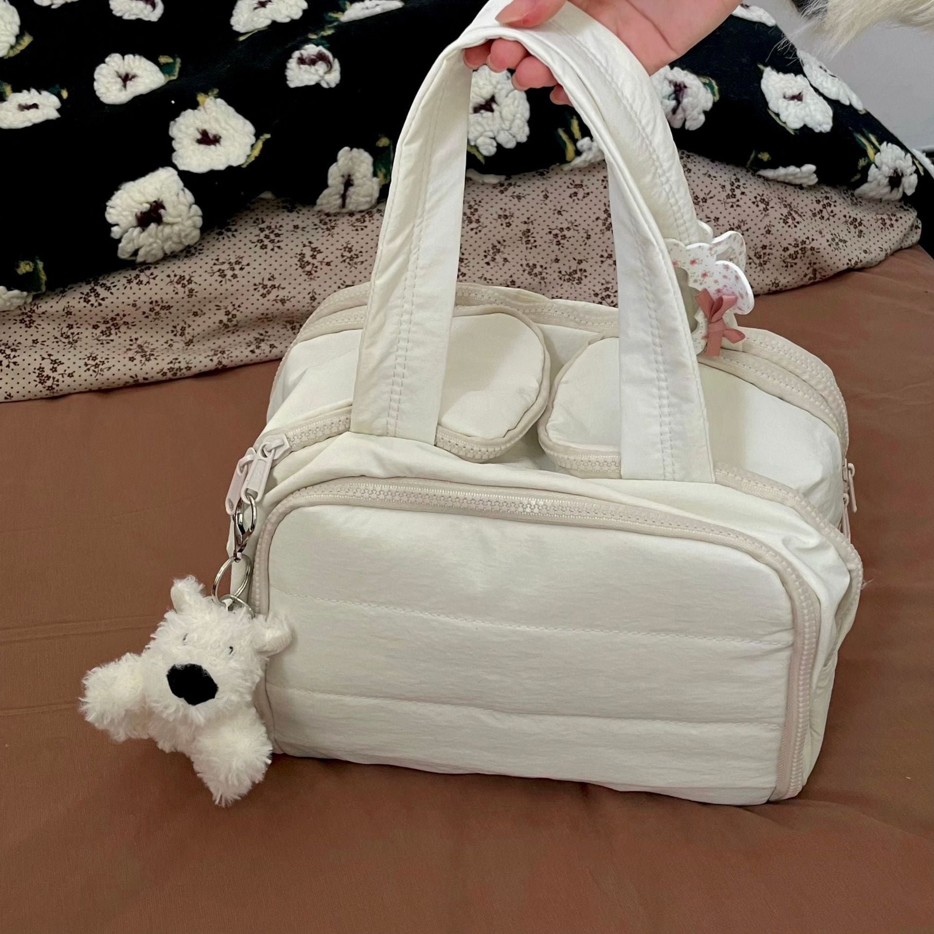 Solid Color Large Capacity Multi Layer Makeup Bag MK2BW6S10BOB91