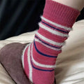 Striped Scrunch Socks - DippedShop Wholesale - #6643