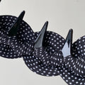 Vintage Polka Dots Woven Cross Headband MK2SPM6W6HBD20