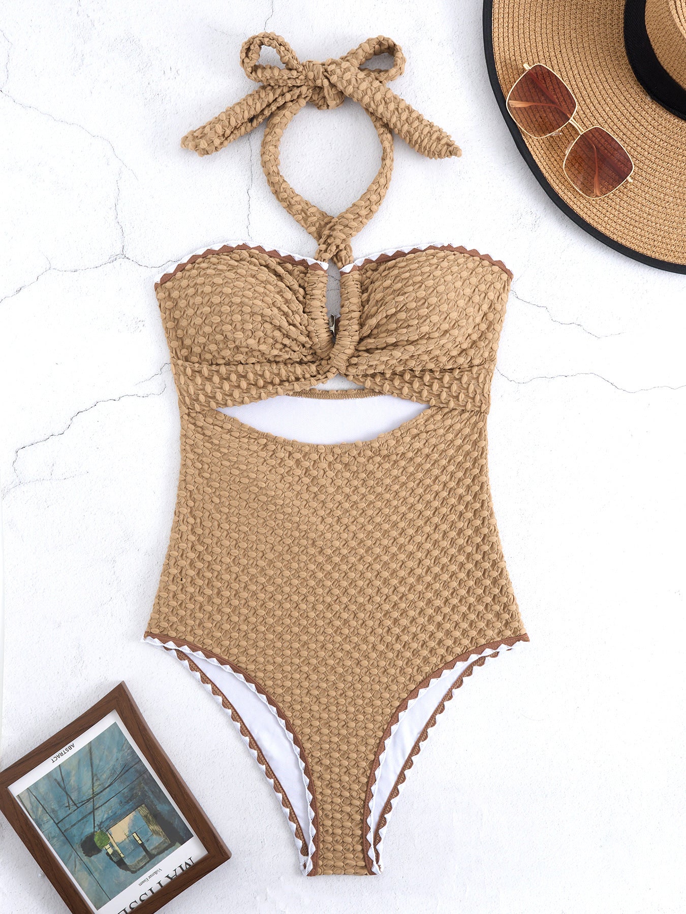 Sexy Criss Cross Swimsuit - DippedShop Wholesale - #4163