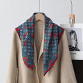 Cherry Print Square Scarf - DippedShop Wholesale - #0339