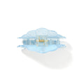 Sweet Ocean Blue Starfish Shell Hair Claw 8AS6HCP319T