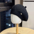 Mohair Knit Beret Hat - DippedShop Wholesale - #5091