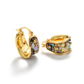 Shell C-Shaped Stud Earrings - DippedShop Wholesale - #9331