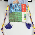 Simple Color Block Plaid Tassel - DippedShop Wholesale - #1715