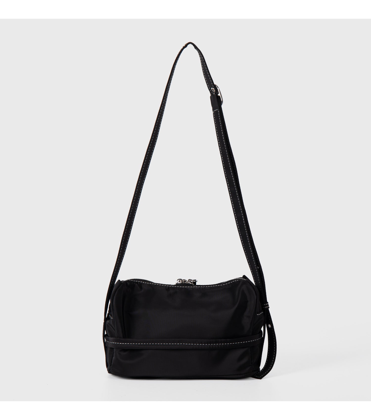 Simple Solid Color Nylon Crossbody Bag 6W10BBG1365