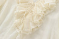 V-Neck Ruffled Chiffon Blouse - DippedShop Wholesale - #5059