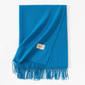 Warm Solid Color Tassel Scarf 6W6NSW305