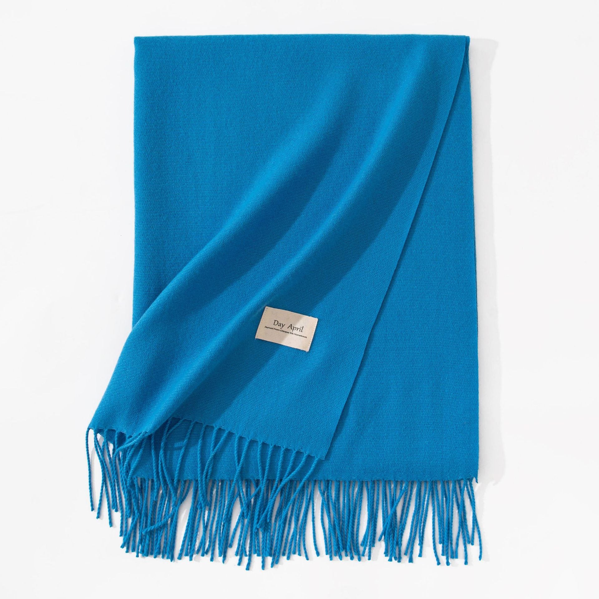 Warm Solid Color Tassel Scarf 6W6NSW305
