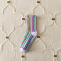 Striped Breathable Crew Socks - DippedShop Wholesale - #4355