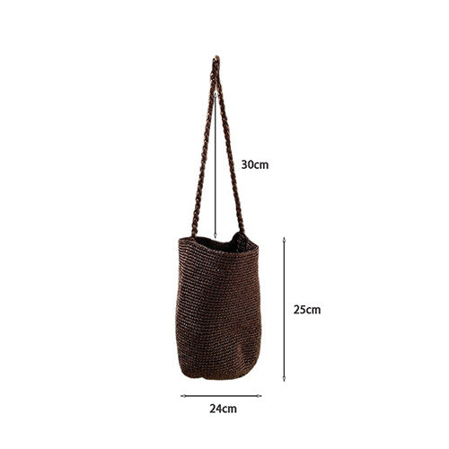 Handmade Woven Bucket Bag - DippedShop Wholesale - #9747
