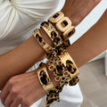 Vinatge Leopard Print Scarf Ho - DippedShop Wholesale - #2675