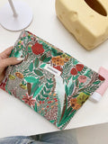 Large Capacity Floral Embroidery Cosmetic Bag MK2BW6W10BOB400