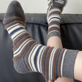 Striped Scrunch Socks - DippedShop Wholesale - #2179