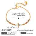 Zircon Flowers Charm Stainless - DippedShop Wholesale - #7219