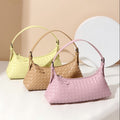 Woven Dumpling Crossbody Bag - DippedShop Wholesale - #1059