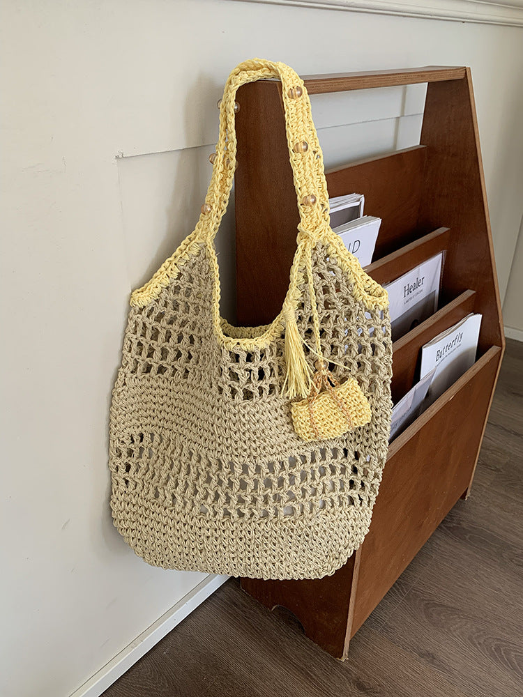 Hollow Out Beach Handbag - DippedShop Wholesale - #5107
