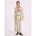 Striped Mohair Tassel Scarf - DippedShop Wholesale - #4227