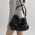Stylish Solid Color Soft Leather Underarm Bag 6W10BBG2012