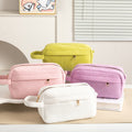 Minimalist Coduroy Solid Color Portable - DippedShop Wholesale - #1043
