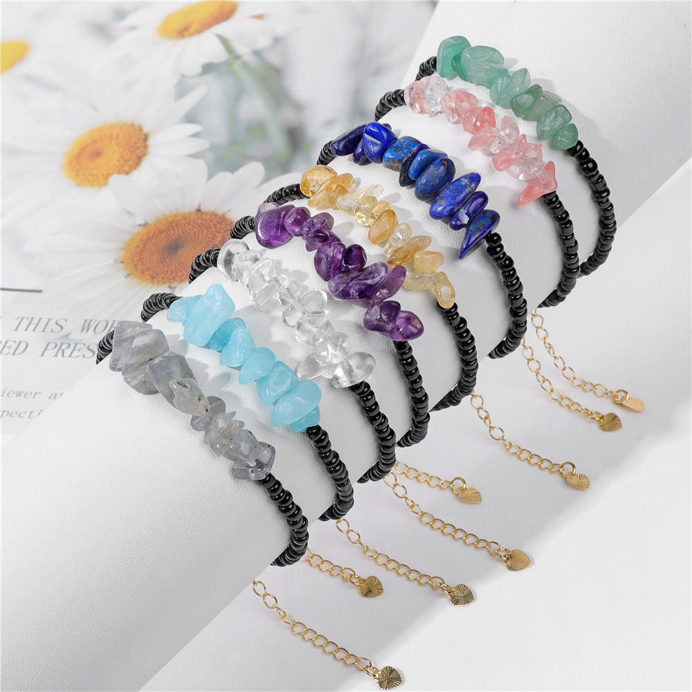 Irregular Stone Simple Beaded Bracelets DPJB1037