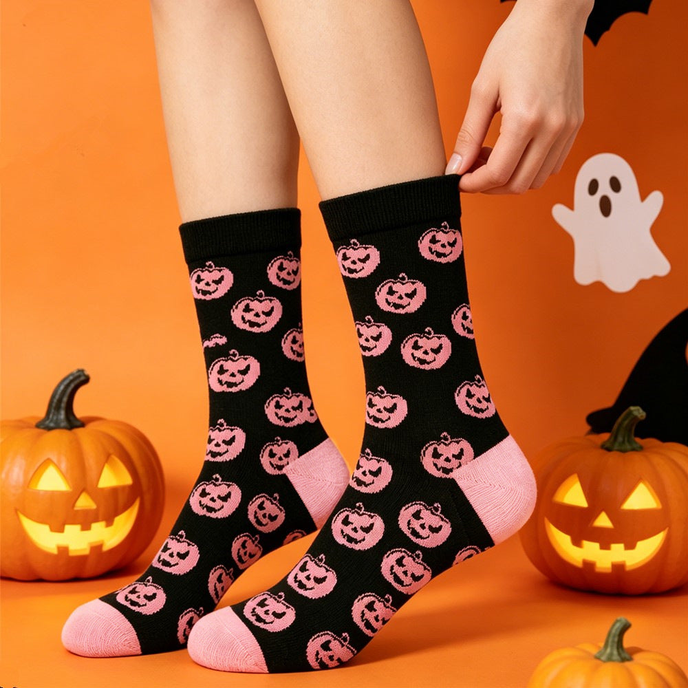 Cute Halloween Cartoon Crew Socks MK2COK6W8FSO583