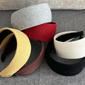 Simple Solid Color Non-Slip Wide Headband 6W6HBD297