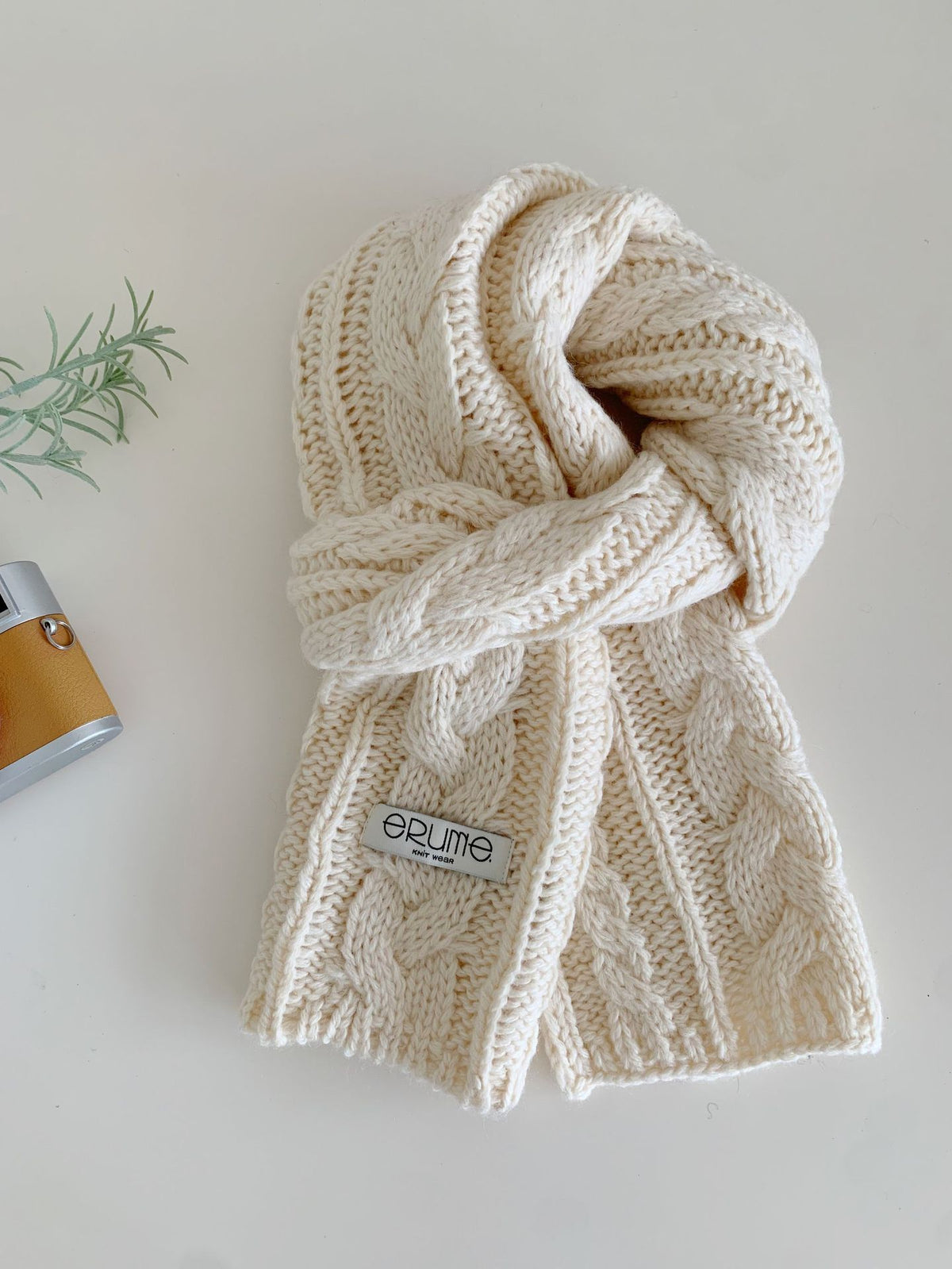 Chunky Cable Knit Scarf - DippedShop Wholesale - #1875