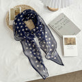 Vintage Polka Dots Triangle Silk Print MK2BLW6W6NSI54