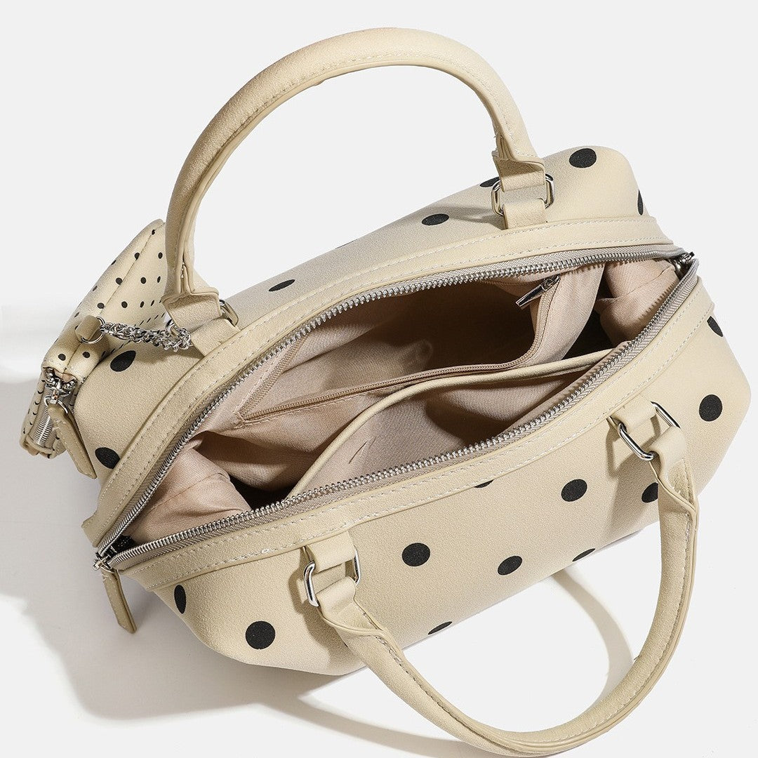 Trendy Polka Dots Square Hangbag Shoulder Bag 6W10BBG1374