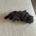 Elegant Polka Dots Ruffled Banana Hair Clip 8AS6HCP385L