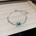 Chic Gold Plated Colorful Zircon Adjustable Bracelet 6W6JBR718