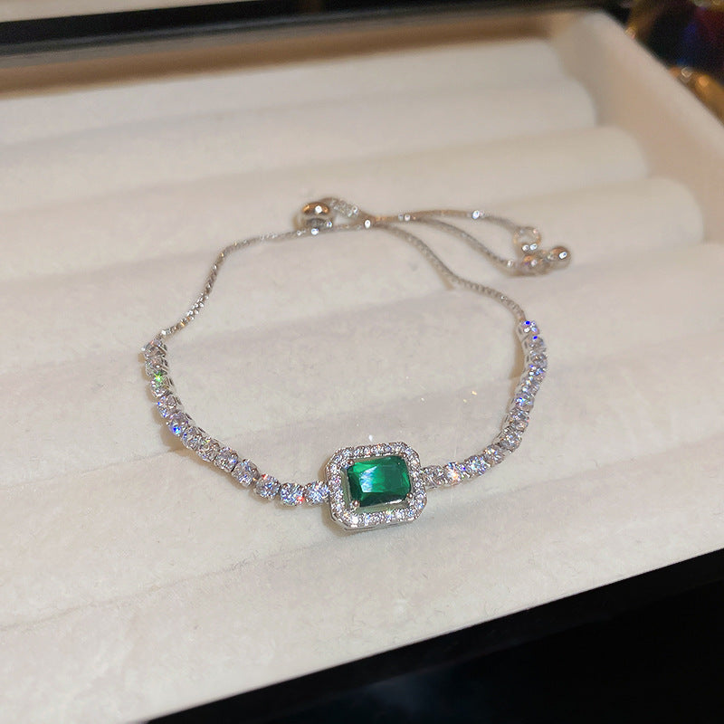 Chic Gold Plated Colorful Zircon Adjustable Bracelet 6W6JBR718
