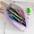 Stylish Solid Color Large Capacity Pencil Pouch 6S10BOB1046