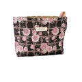 Vintage Floral Embossed Portable Makeup Bag MK2BW6W10BOB409