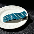 Retro Polka Dot Curved Duckbill Hair Clip 6W6HCP1641