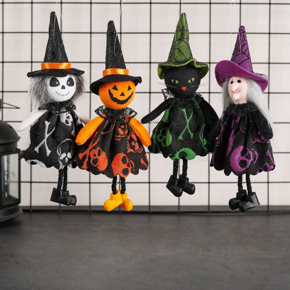 Halloween Cartoon Pumpkin Witch Doll DPJD2627