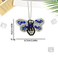 Cute Cartoon Rhinestones Horse Pendant Bag Charm 6W10BBC803