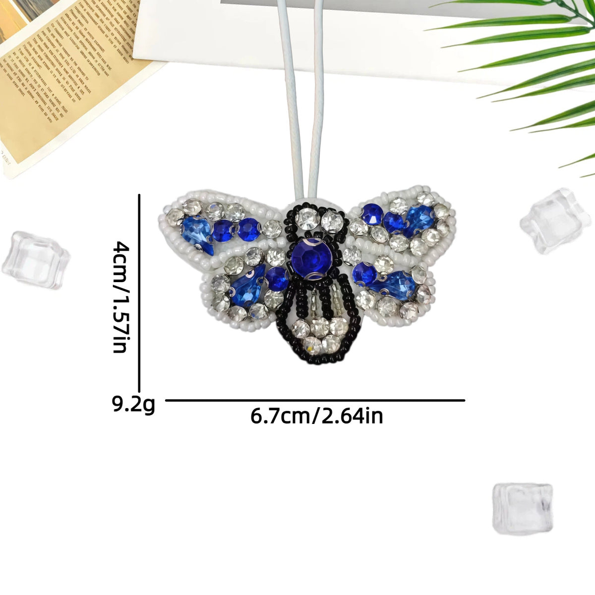 Cute Cartoon Rhinestones Horse Pendant Bag Charm 6W10BBC803