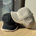 Tweed Plaid Beret Hat - DippedShop Wholesale - #6819