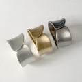 Stylish Gold Plated Open Cuff Bafngle Bracelet 6W6JBR577