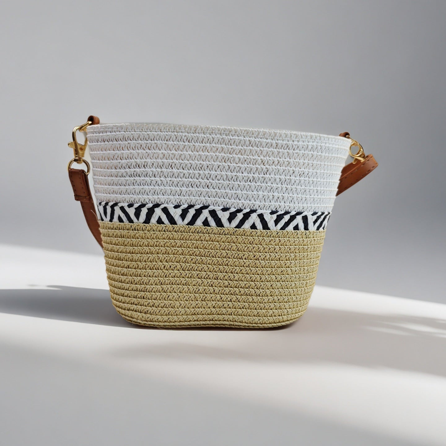 Straw Woven Crossbody Bag - DippedShop Wholesale - #2563