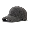 Winter Solid Color Fuzzy Plush Warm Baseball Cap 6W6HAT925