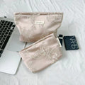 Vintage Butterfly Embroidered Portable Cosmetic Bag MK2BW6W10BOB393