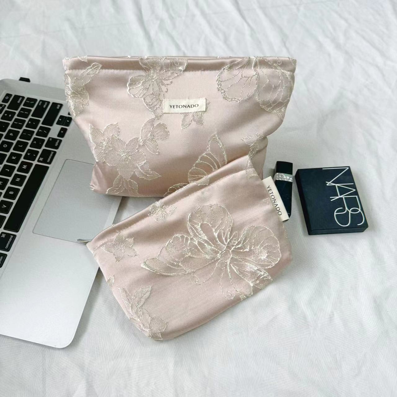 Vintage Butterfly Embroidered Portable Cosmetic Bag MK2BW6W10BOB393